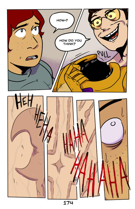 A fan-adaption of Scott Cawthon and Kira Breed-Wrisley's "The Silver Eyes". With some things changing or staying the same, this graphic novel offers a unique look onto the novel that fans of the original may enjoy. Based on the Five Night's at Freddy's vid